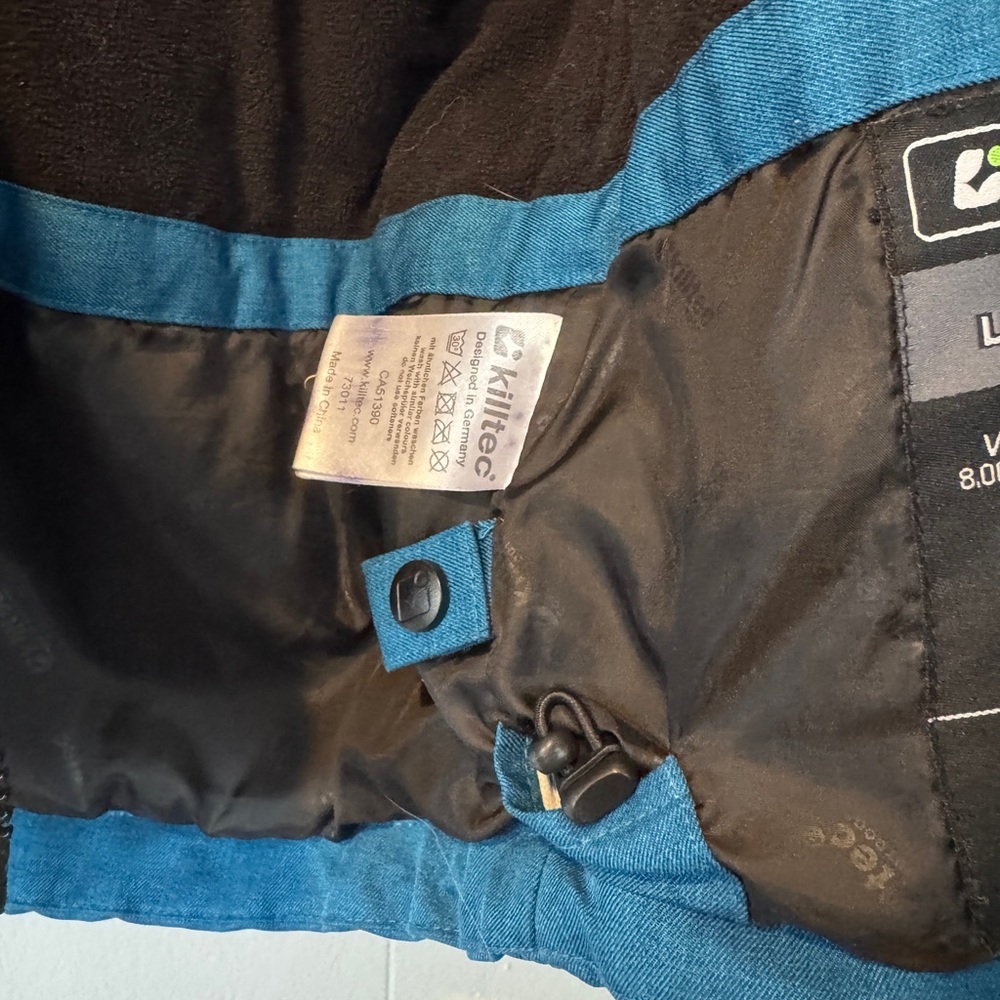 ❄️ Killtec Boys Blue Ski Jacket | Waterproof Windproof ⛷️ - Picture 5 of 8